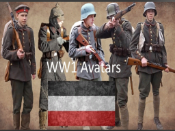 WW1 avatar world