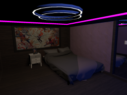 Bedroom in Space