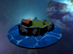 An island in space