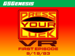 Press Your Luck VR First Episode