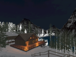 Snowy mountain Cabin