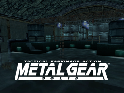 Metal Gear Solid 1 Starting Area