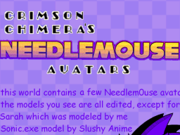 Crimson Chimera's Needlemouse Avatars