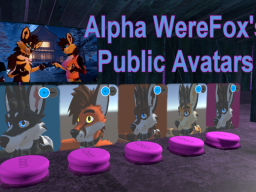 Alpha WereFox's Avatars