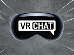 VRchat running on Apple Vision Pro