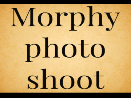 Morphy's Photo shoot