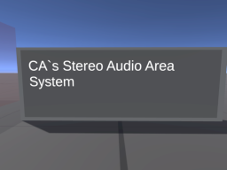 CA Stereo Audio Area System