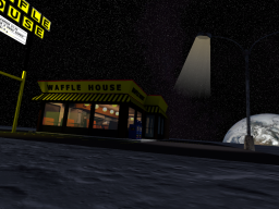 Waffle House On The Moon