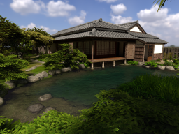 Simple japan garden