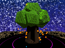 Magical Tree in space