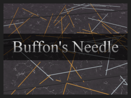 Buffon's Needle