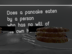 Pancakes eaten by zombies