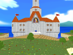 Mario 64 Castle Minecraft