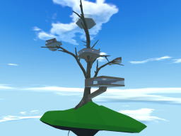 Floating island tree