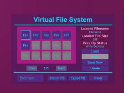 Virtual File System v0․7 Demo