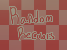 Random Recolors［Avatar World］