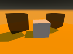 3 cubes world
