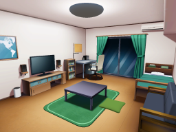 Simple Anime Bedroom