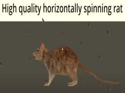High quality horizontally spinning rat