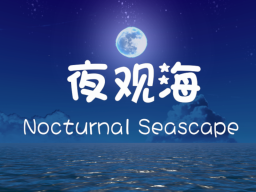 夜观海Nocturnal Seascape