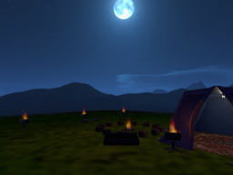 cozy campfire