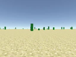 Minecraft superflat desert