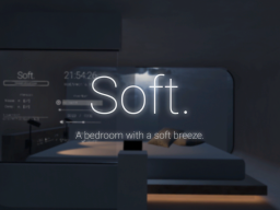 Soft - A bedroom with a soft breeze