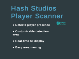 Hash Studios Player Scanner Showcase
