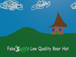 Low Quality Boar Hat