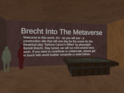 Brecht into the Metaverse