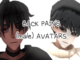 back pains male avatars