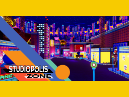 （LCD） Studiopolis Zone - Sonic World