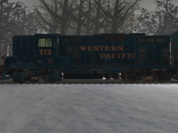 Dark Wood Numbers Train