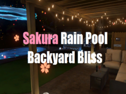 ケセドの至福の裏庭-CHESED's SAKURA RAIN BACKYARD BLISS-
