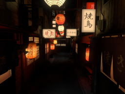 Japanese Alley Night