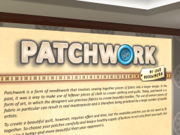 Patchwork - The Boardgame