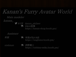 kanan's Furry Avatar World