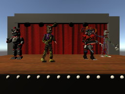 front street stage with avatars