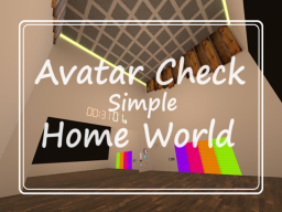 ケセドのアバターチェックできて動画も見れるシンプルホーム-Avatar check home world-