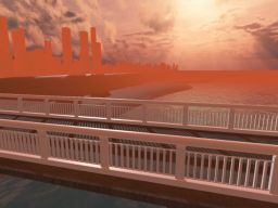 bridge during sunset
