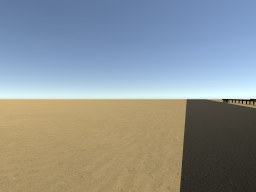 a very long highway in the desert