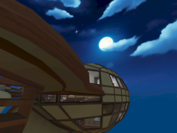 夜空の飛行船 -Airship House-