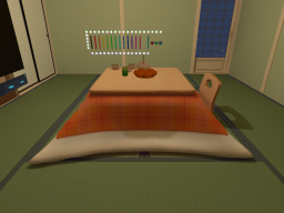 You can （not） get out of the KOTATSU