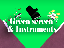 Green Screen Musical Instruments