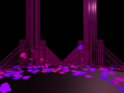 Purple Space with Avatars