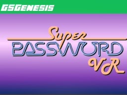 Super Password VR