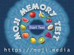 Moji Memory Test