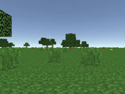 Minecraft superflat forest