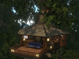 かとりいぬツリーハウス tree house-katrin-
