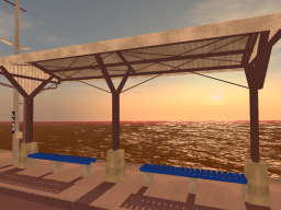 Small Station By The Sea （Sunset）